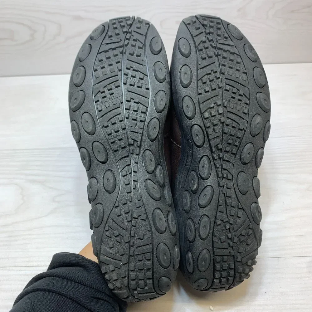 Merrell Jungle Moc Casual Shoes Men's Size 13 Brown Leather Comfort Slip On - Picture 7 of 8